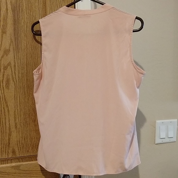 Calvin Klein, PETITE Large Pink Sleeveless Blouse - Picture 5 of 5